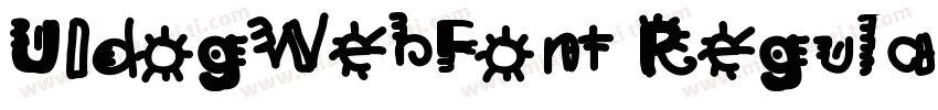UIdogWebFont Regular字体转换